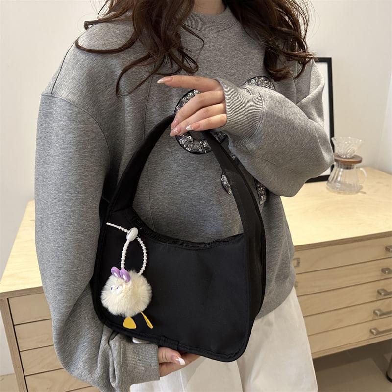 Plain Fabric Shoulder Bag Product Image