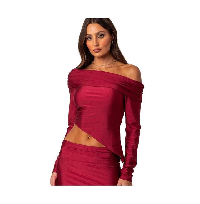 Womens Reema shiny fold over top Product Image