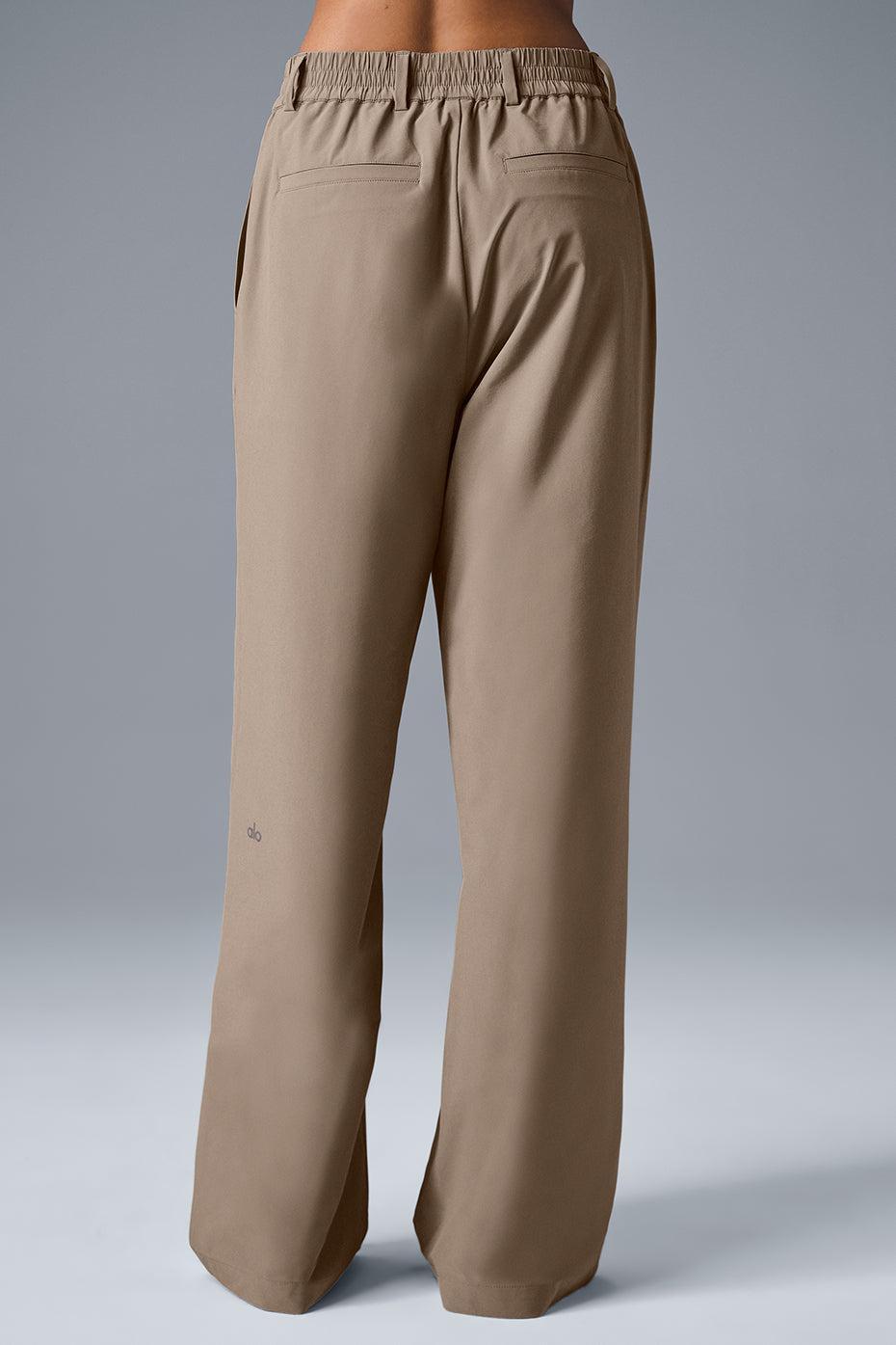 High-Waist Pursuit Trouser (Regular) - Gravel Female Product Image