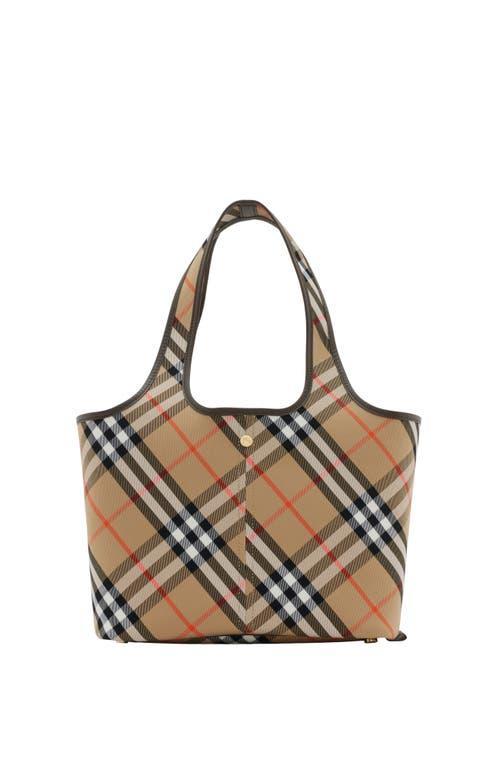 BURBERRY Small Tote Bag In Beige Product Image