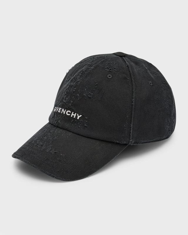 Mens Embroidered Cap In Cotton Product Image