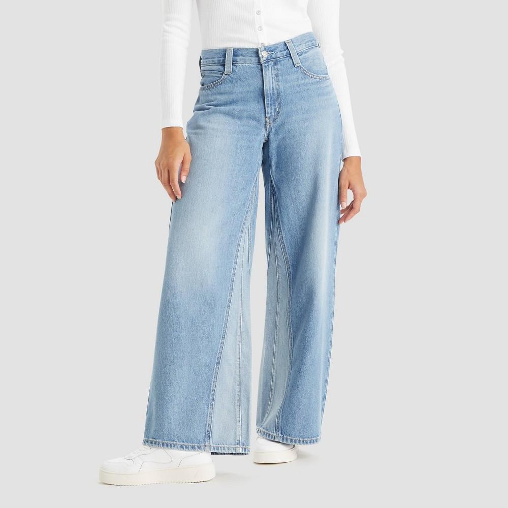 Levis Womens Mid-Rise 94s Baggy Wide Leg Jeans - What Else Can I Say 28 Product Image