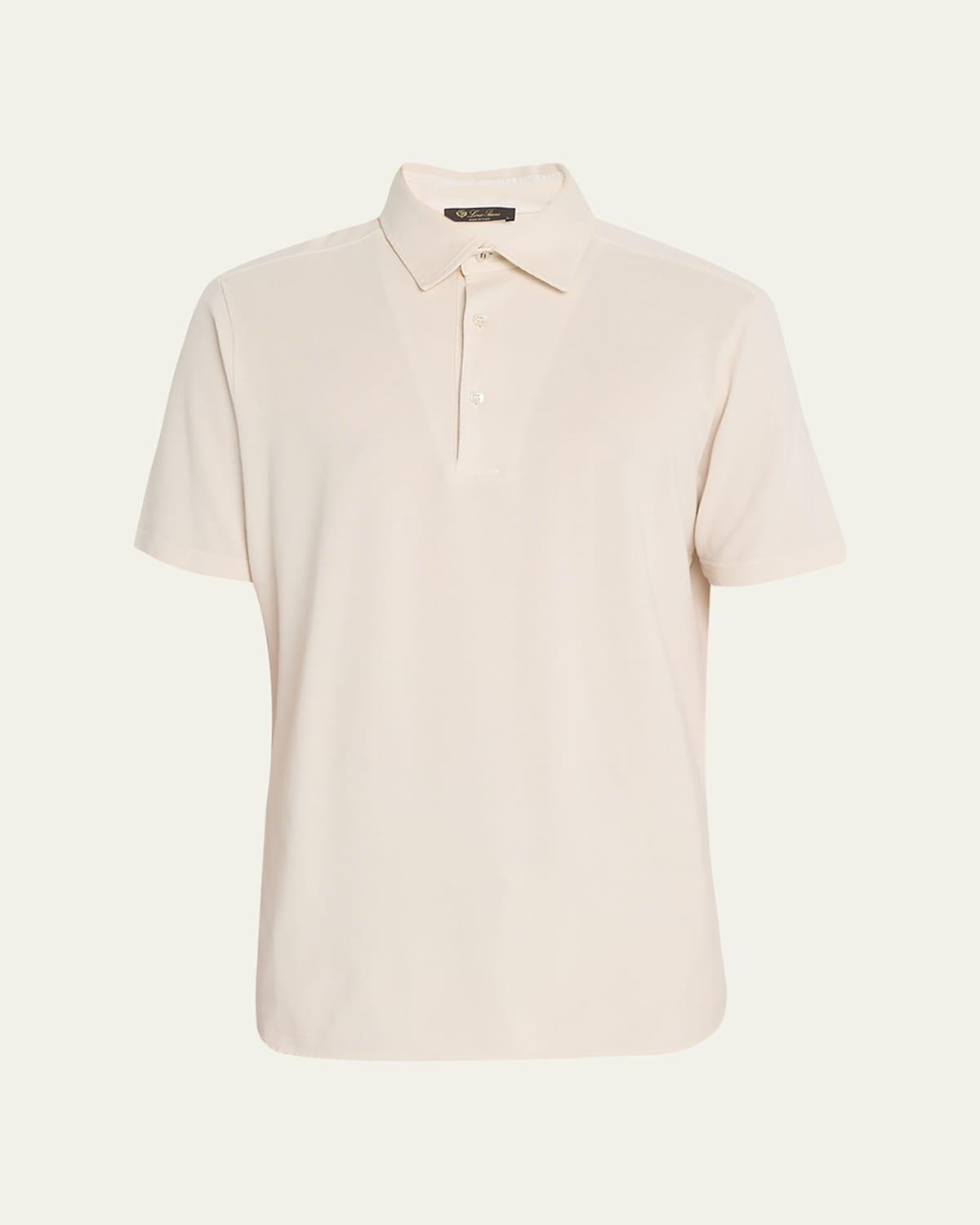 Mens Piqu Dyed Polo Shirt Product Image