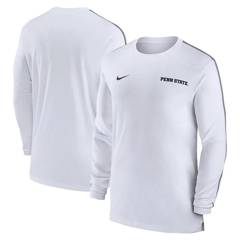 Mens Nike Penn State Nittany Lions 2024 Sideline Coach UV Performance Long Sleeve T-Shirt Product Image