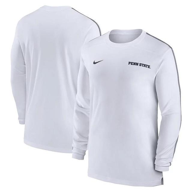 Nike Mens Navy Dallas Cowboys Sideline Coach Uv Performance Long Sleeve T-Shirt Product Image