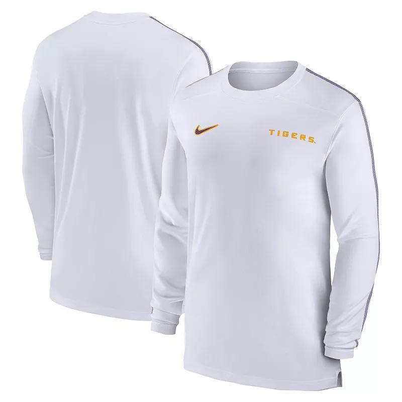 Nike Mens Tennessee Volunteers 2024 Sideline Coach Uv Performance Long Sleeve T-Shirt - Tennessee Orange Product Image