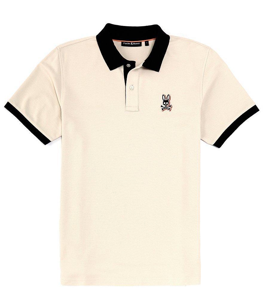 Psycho Bunny Sanderson Pique Short Sleeve Polo Shirt Product Image