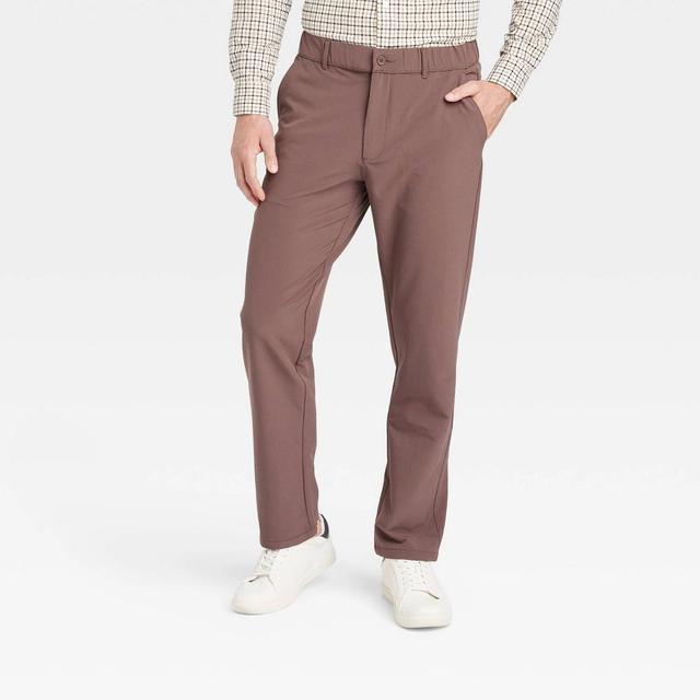 Mens Relaxed Travel Trousers - Goodfellow & Co Brown XS Product Image