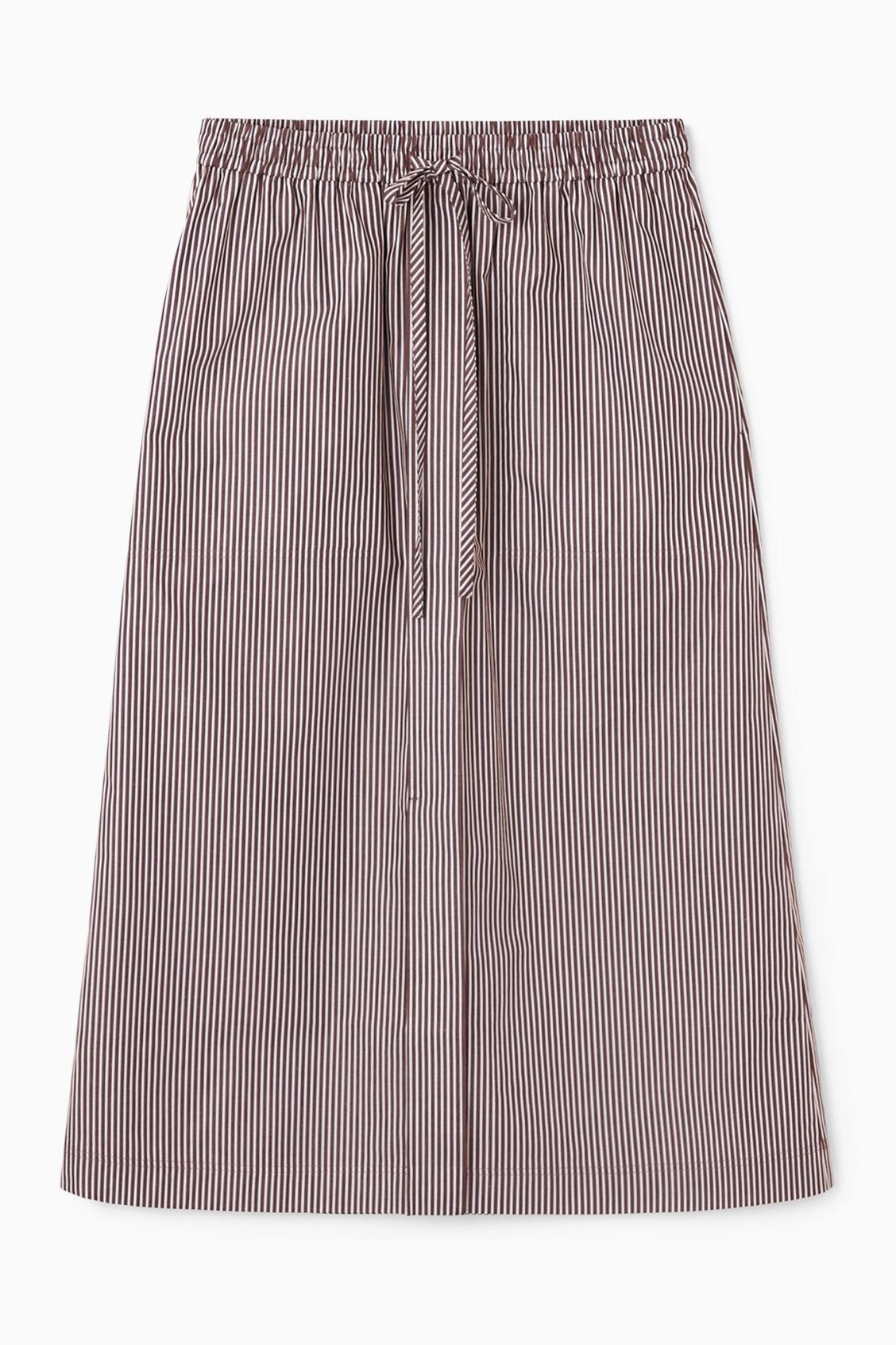 DRAWSTRING MIDI SKIRT Product Image