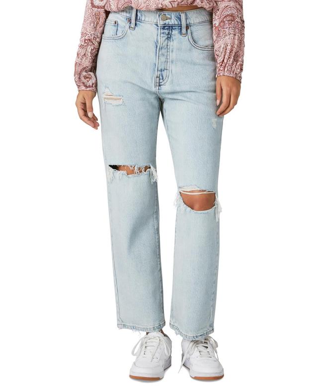 Lucky Brand Womens 90s Loose Crop High-Rise Jeans Product Image