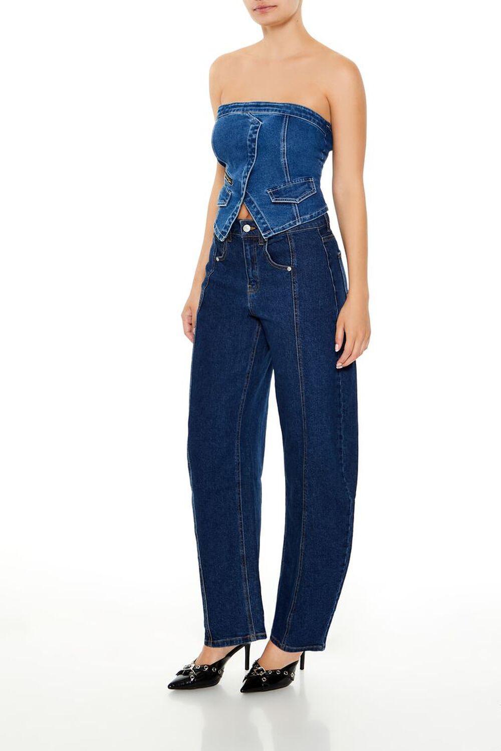 High-Rise Baggy Barrel Jeans | Forever 21 Product Image