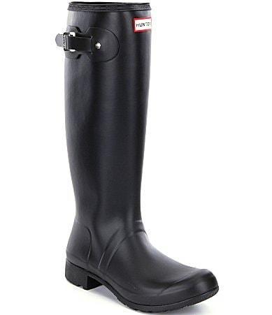 Hunter Womens Original Matte Tour Buckle Strap Rain Boots Product Image