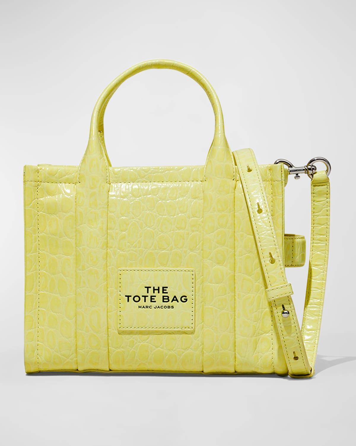 The Croc-Embossed Small Tote Bag Product Image