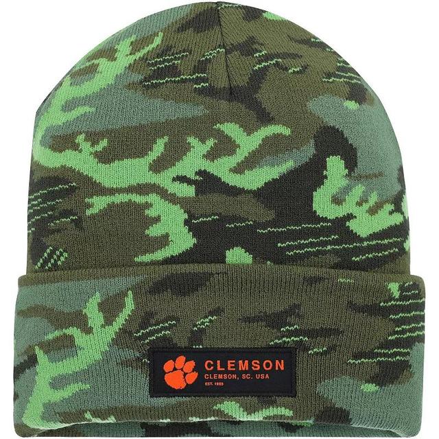 Mens Nike Camo Clemson Tigers Veterans Day Cuffed Knit Hat Product Image