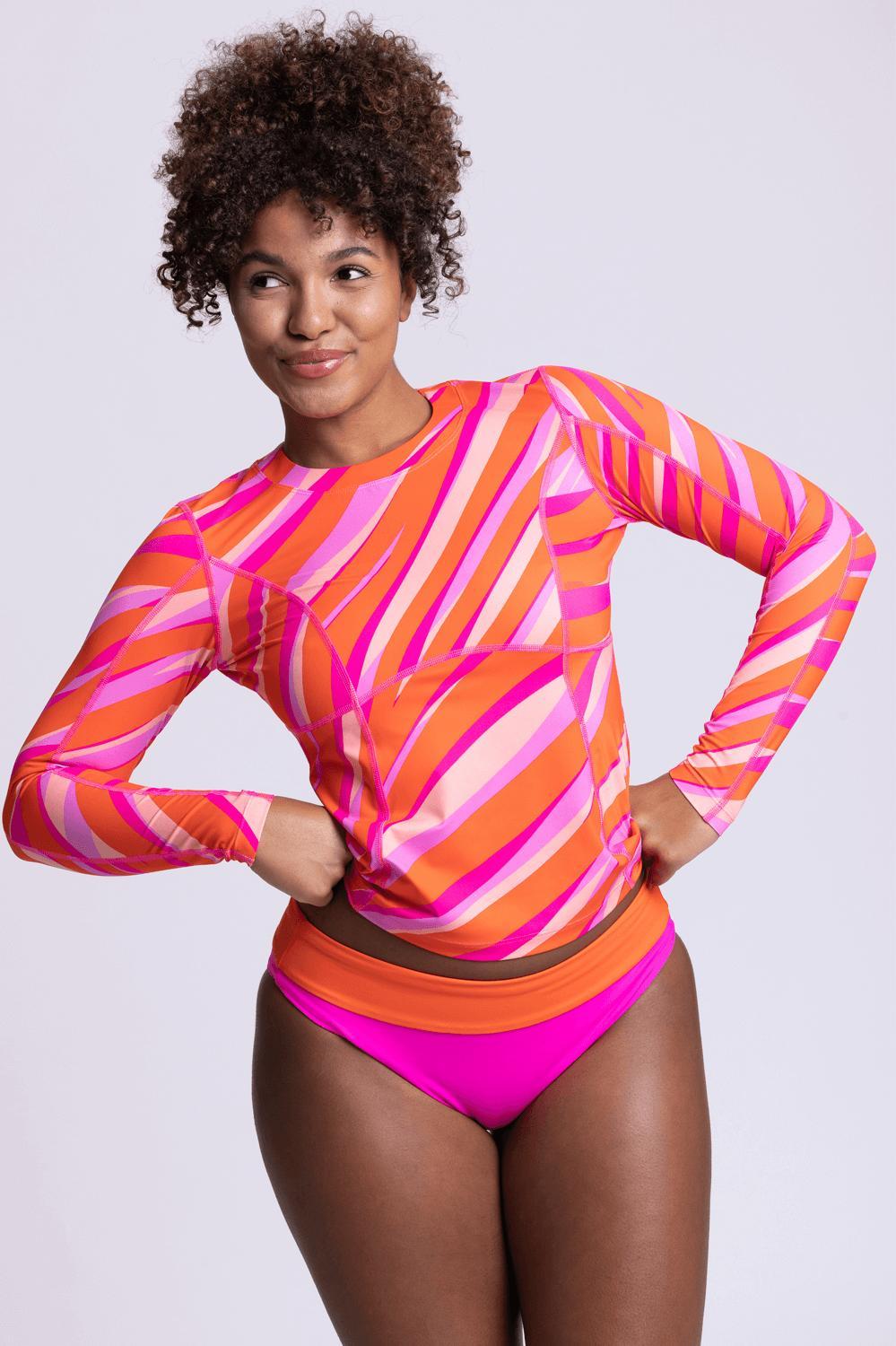 Hera Long Sleeved Rashie - Mystic Female Product Image