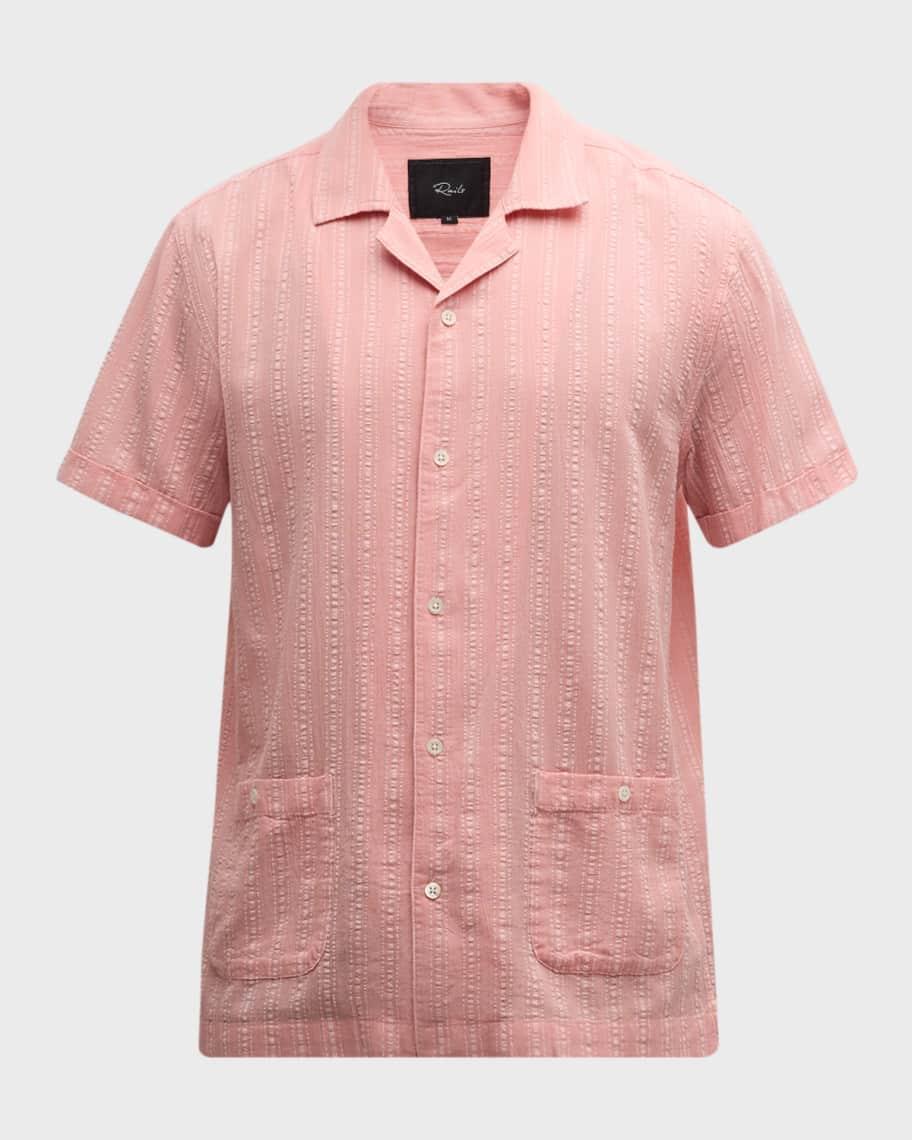 Mens Vice Striped Camp Shirt Product Image