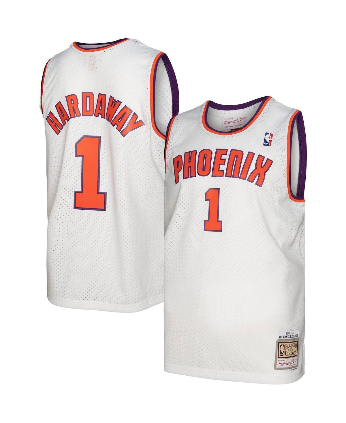 Mens Mitchell & Ness Penny Hardaway White Phoenix Suns 2002-03 Hardwood Classics Swingman Jersey Product Image