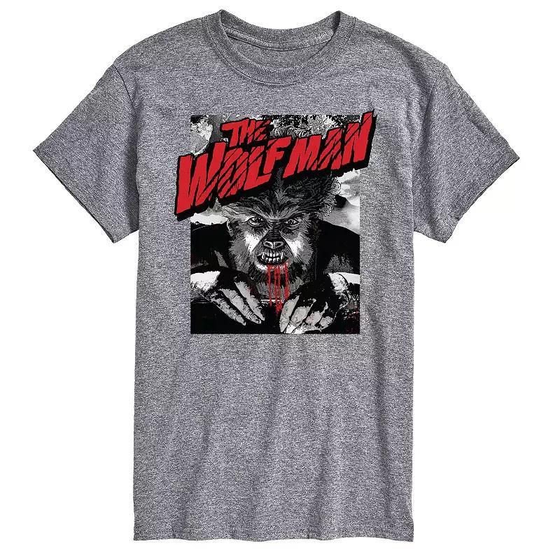 Big & Tall Universal Monsters Wolfman Poster Graphic Tee, Mens Product Image