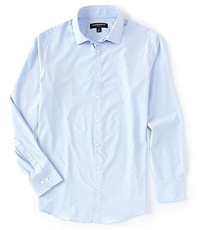 Mizzen+Main Leeward Trim Fit Solid Performance Button-Up Shirt Product Image