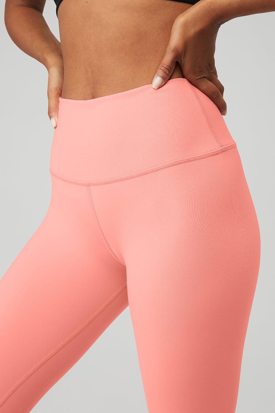 Alo Yoga | High-Waist Airbrush Legging Pink Product Image