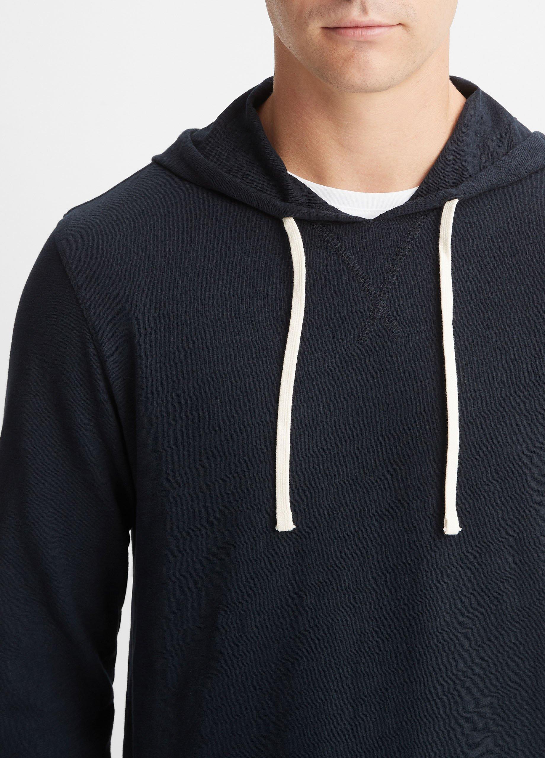 Textured Cotton Hoodie Product Image