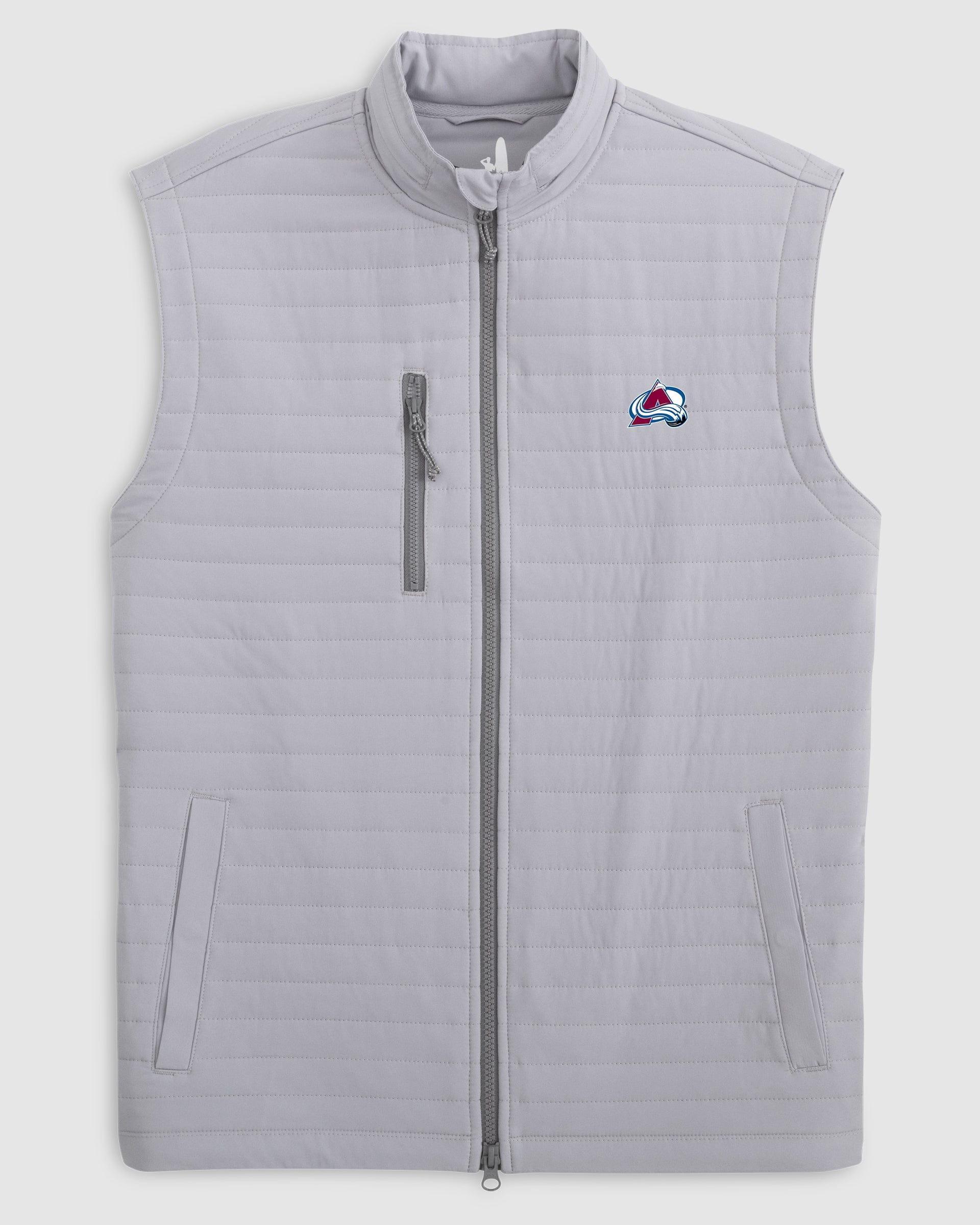 johnnie-O Colorado Avalanche Crosswind Quilted Performance Vest Product Image