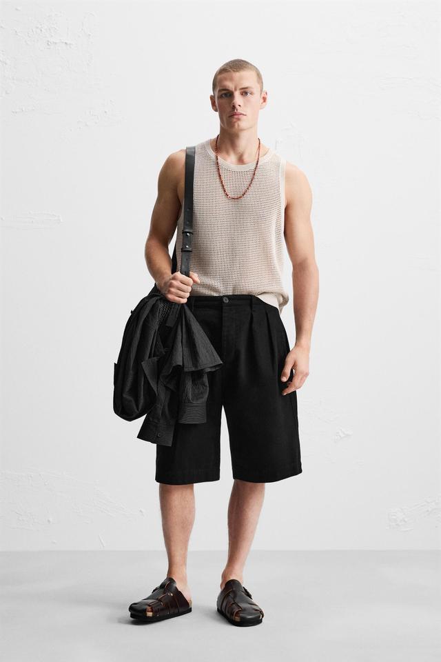 PLEATED SHORTS Product Image