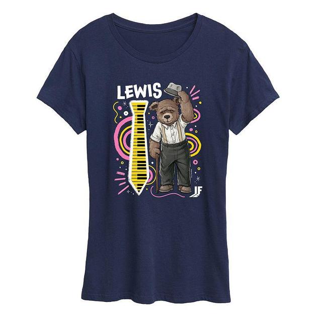 Womens IF Movie Lewis Graphic Tee Blue Product Image