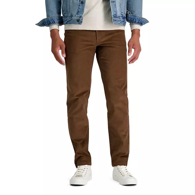 Mens Haggar Straight Fit 5-Pocket Stretch Corduroy Pant Product Image