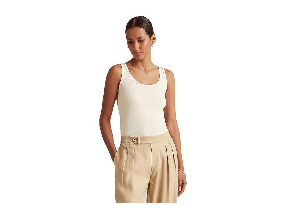 Lauren Ralph Lauren Stretch Cotton Tank Top Product Image