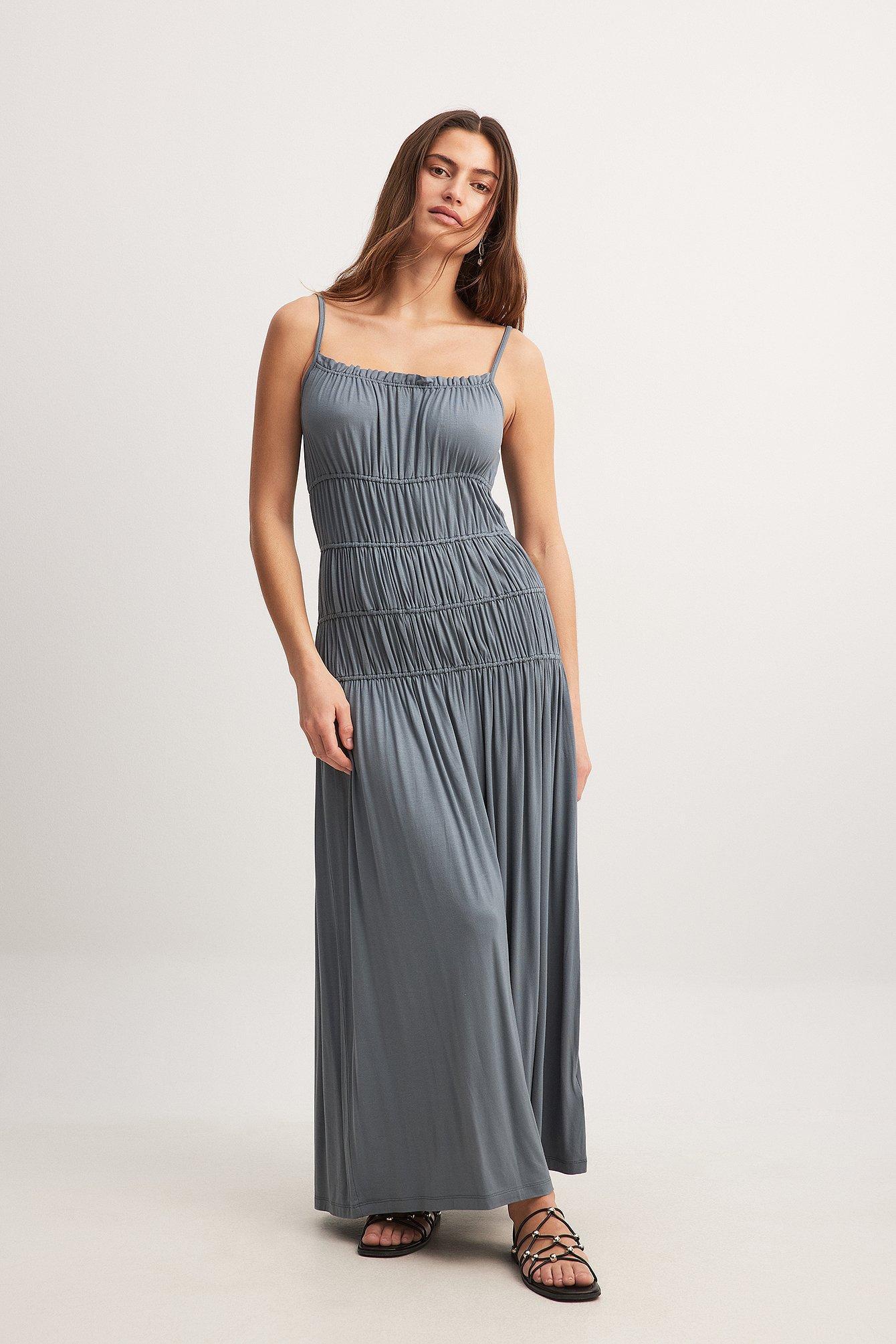 Rouched Midi Dress Product Image