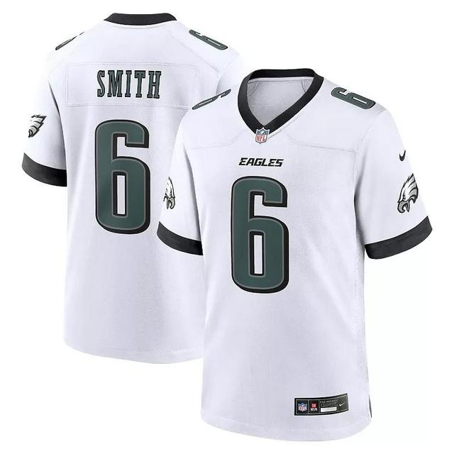 Nike Mens DeVonta Smith White Philadelphia Eagles White Game Jersey - White Product Image