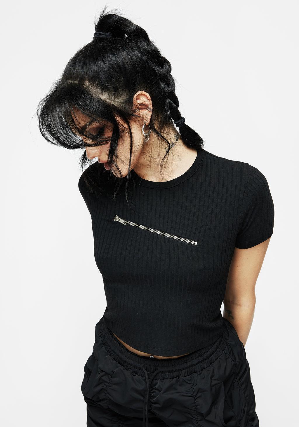 Hanna Zip Crop Top Product Image