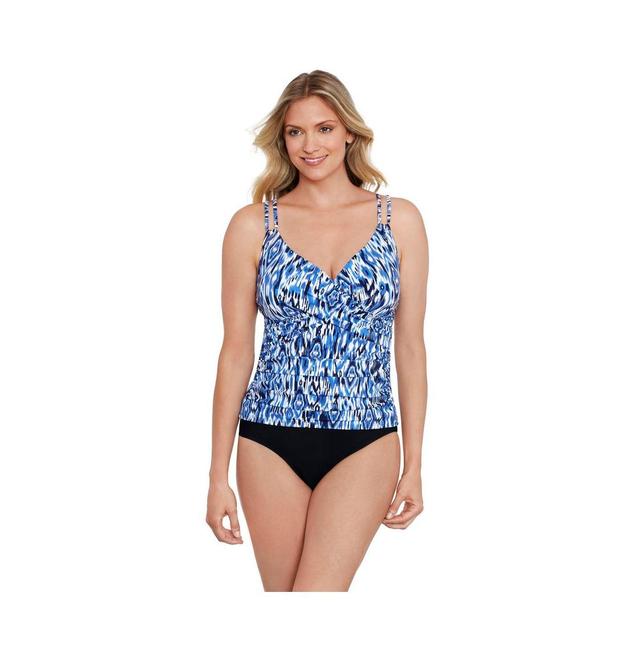 Women's ShapeSolver Crossover Tankini Swimsuit Top Product Image