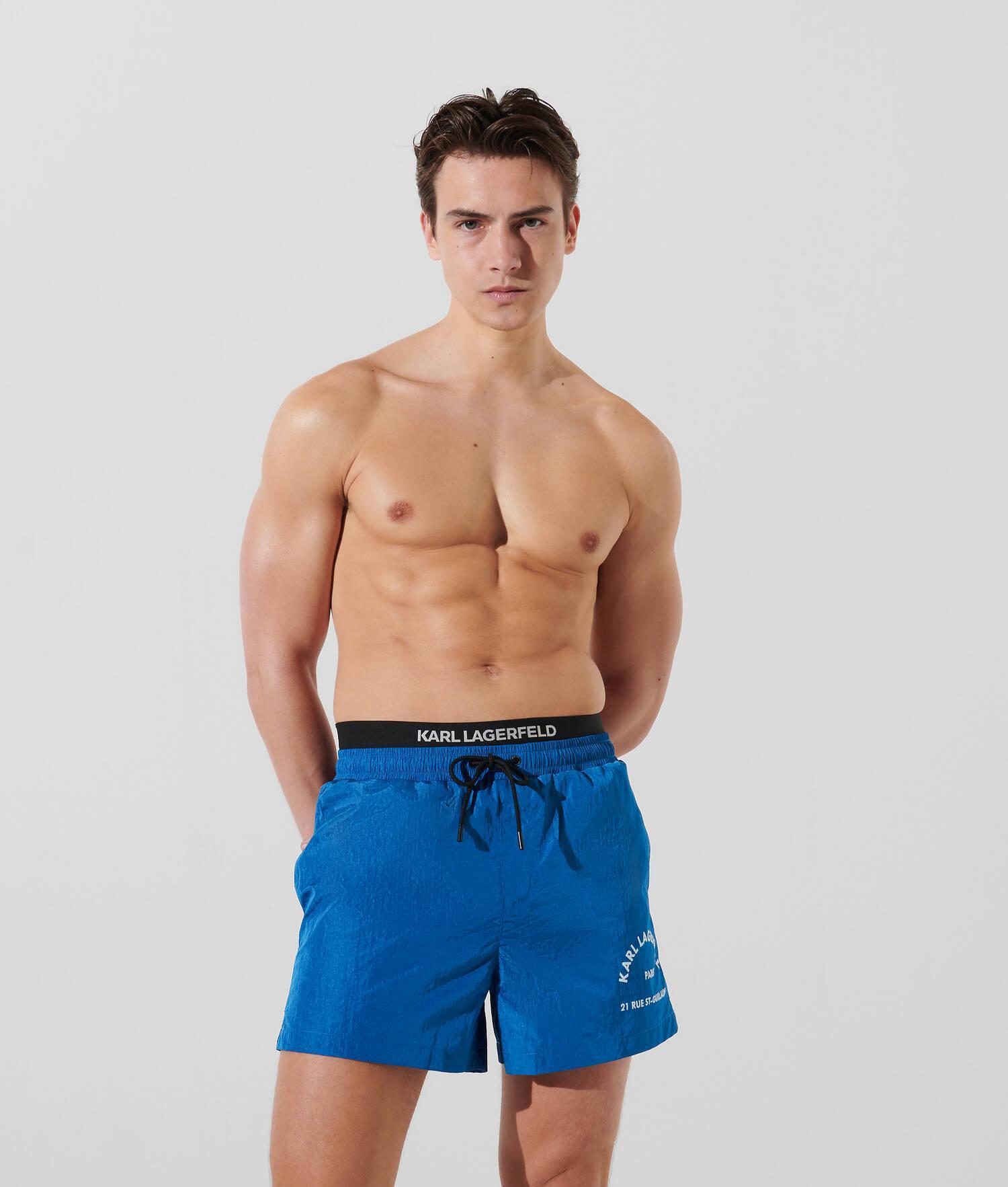 RUE ST-GUILLAUME DOUBLE WAISTBAND BOARD SHORTS Product Image