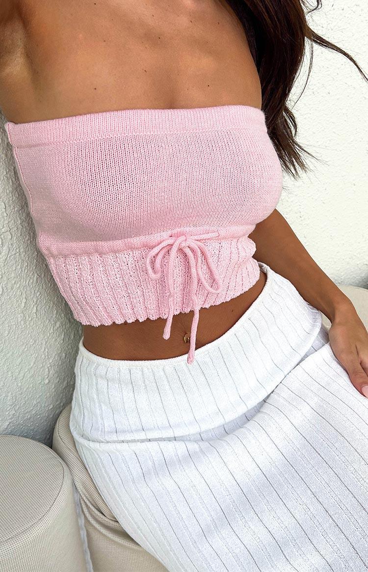 Eloise Pink Knit Tube Top product image