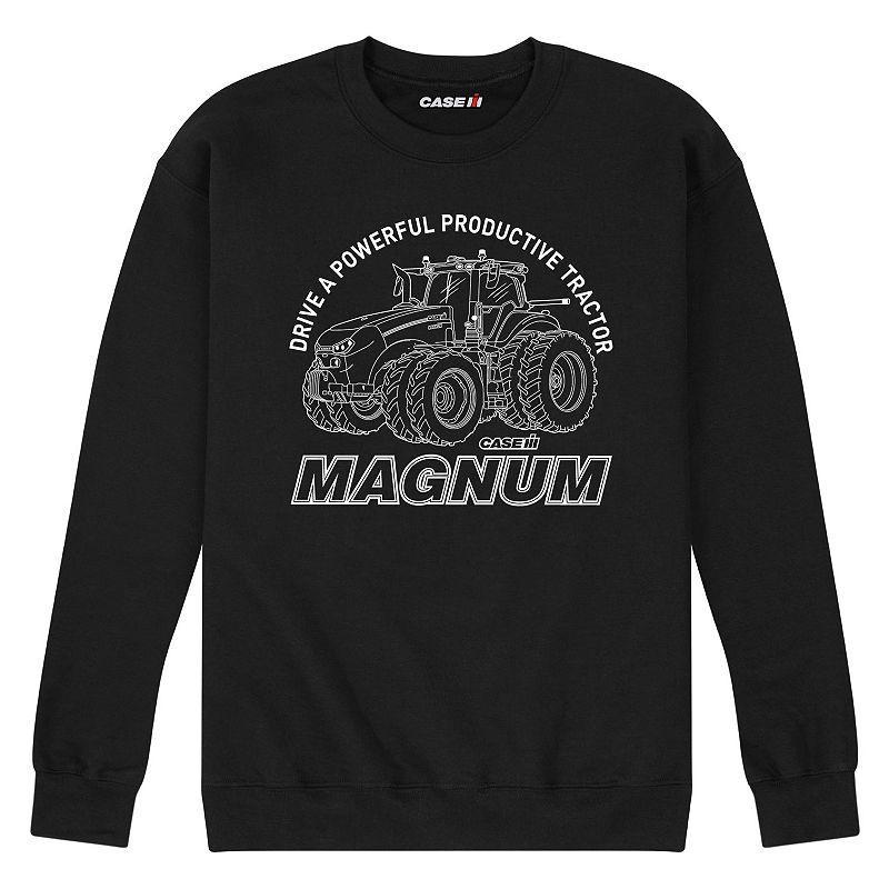 Mens Case IH Magnum Drives Powerful Fleece Sweatshirt Blue Product Image