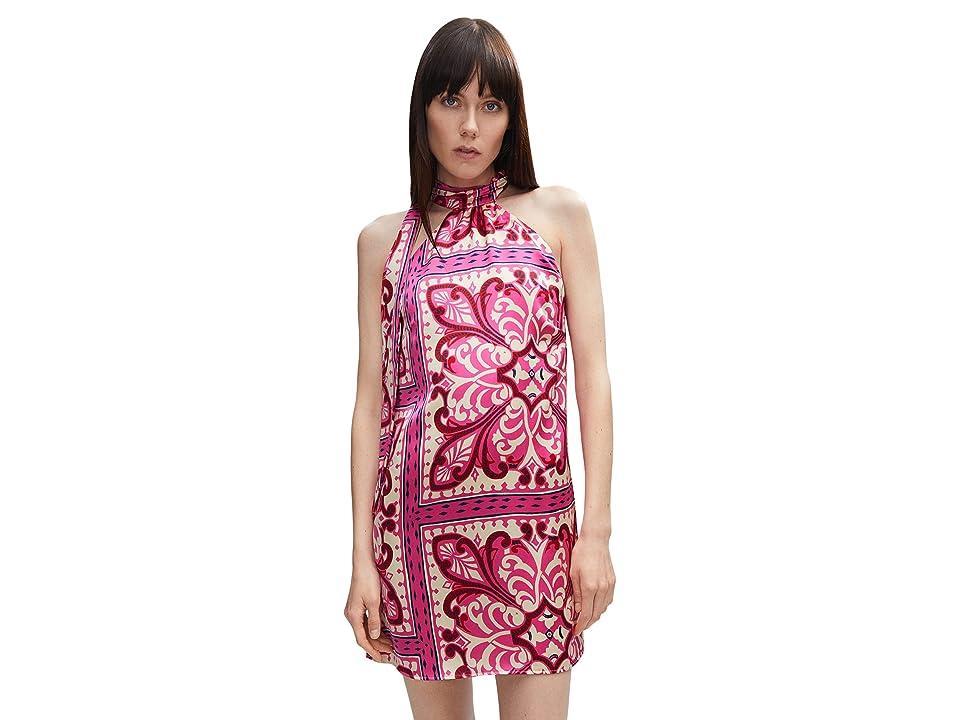 MANGO Pinkie Dress (Fuchsia) Women's Clothing Product Image