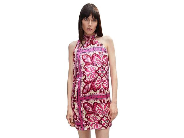 MANGO Pinkie Dress (Fuchsia) Women's Clothing Product Image