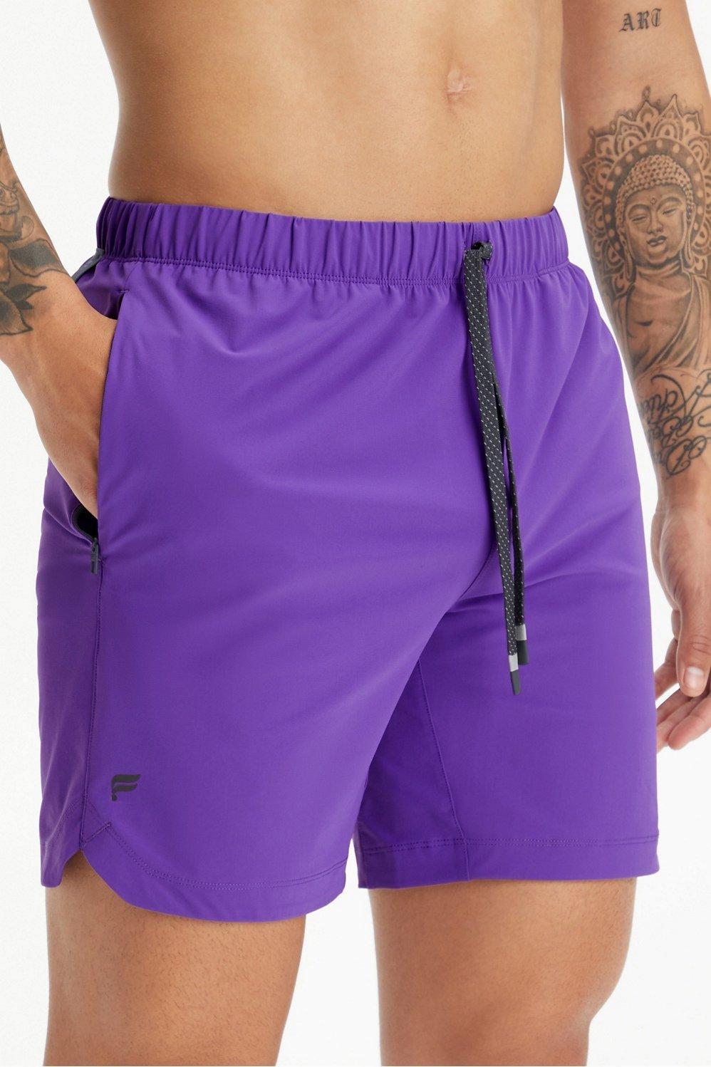 Fabletics Men The One Short male Plum Royale Size L Product Image