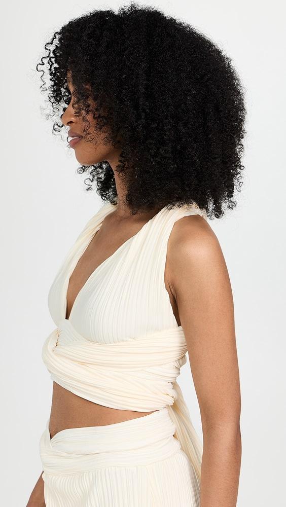 Maylé Vásquez Salome Wrap Around Crop Top | Shopbop Product Image