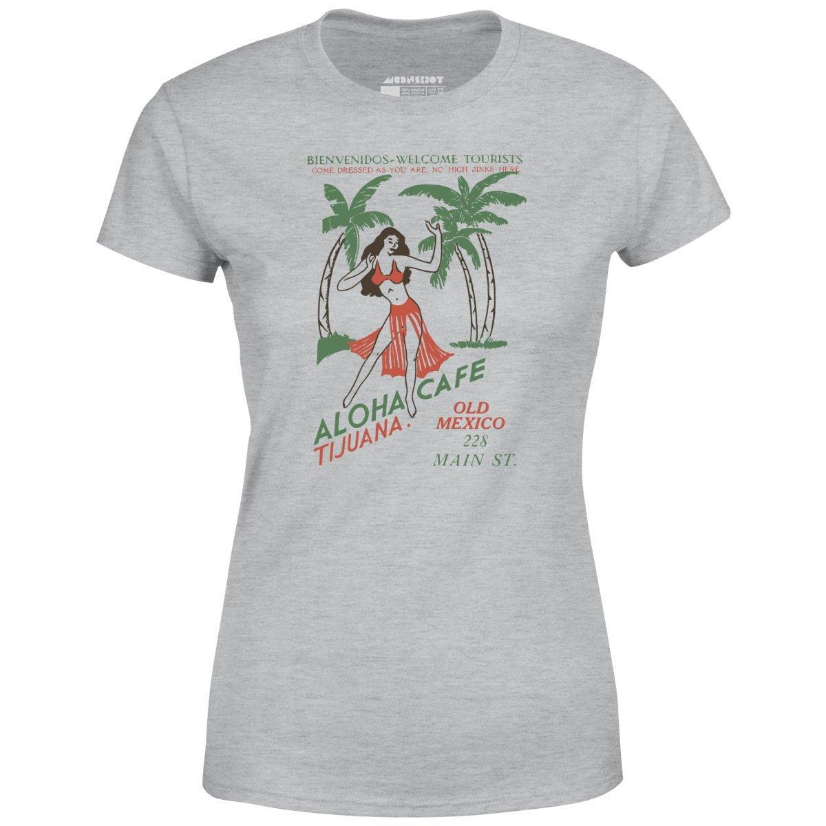 Aloha Cafe - Tijuana, Mexico - Vintage Tiki Bar - Women's T-Shirt Female Product Image