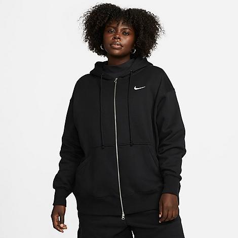 Womens Nike Sportswear Phoenix Fleece Oversized Full-Zip Hoodie (Plus Size) Product Image