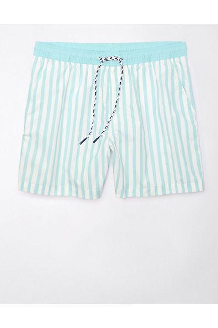 AE Striped Flex 5 Swim Trunk Mens Product Image