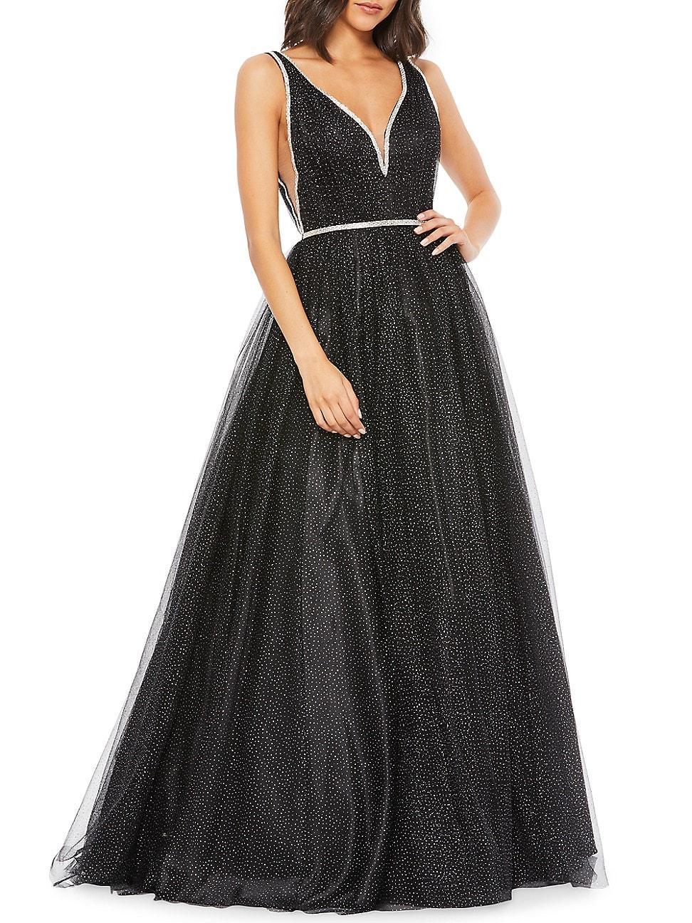 Womens Ieena Shimmering Tulle Ballgown Product Image