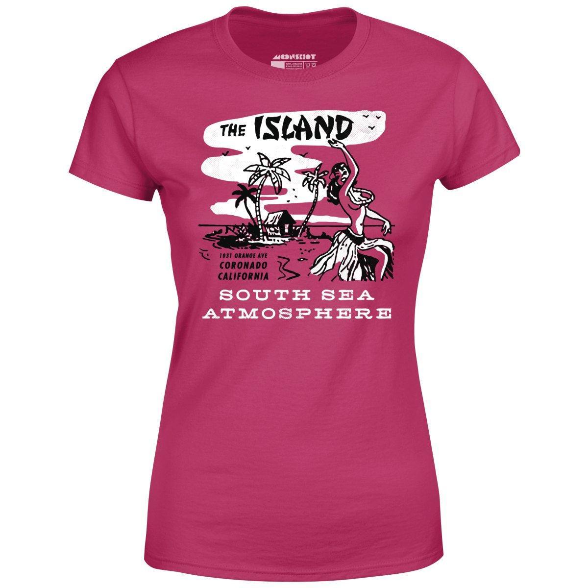 The Island Cafe v2 - Coronado, CA - Vintage Tiki Bar - Women's T-Shirt Female Product Image