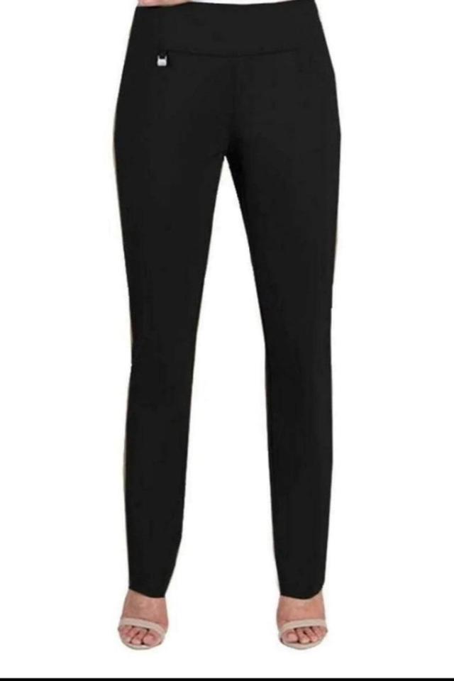 Slimsation® by Multiples Relaxed Leg Pull-On Pants Female Product Image