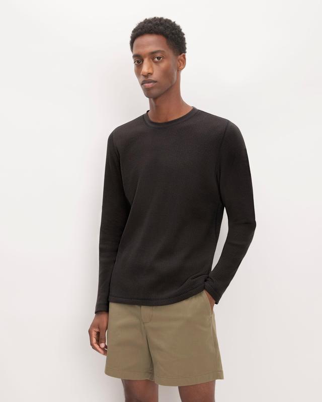 Mens Waffle Long-Sleeve Crew T-Shirt by Everlane Product Image