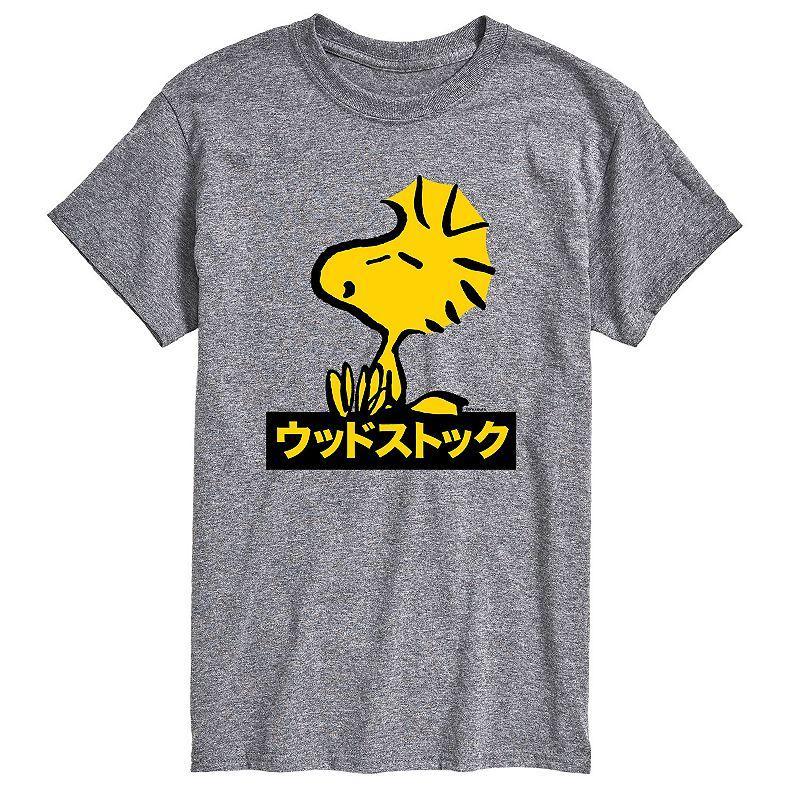 Big & Tall Peanuts Kanji Woodstock Tee, Mens Product Image