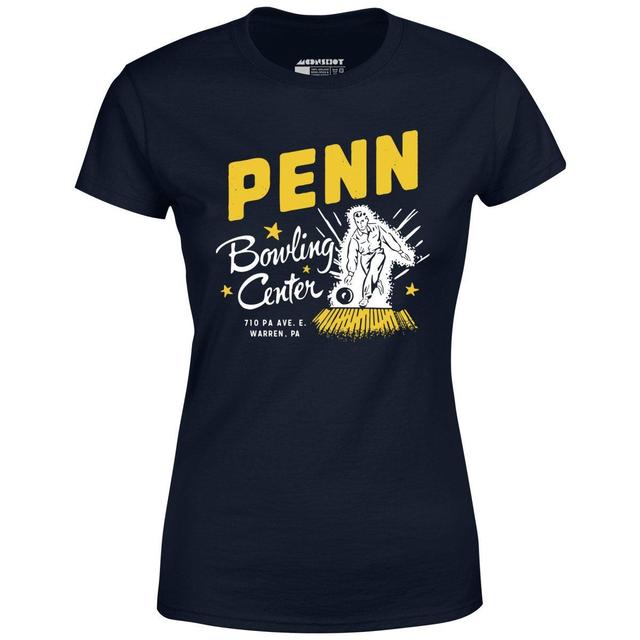 Penn Bowling Center - Warren, PA - Vintage Bowling Alley - Women's T-Shirt Female Product Image